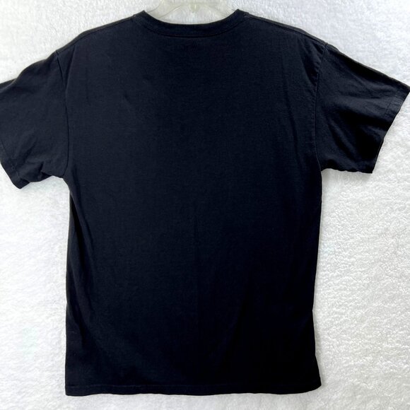 MMA Elite Mens L Black Graphic T Shirt Skull Cross Dagger Gothic Y2K Streetwear - Picture 2 of 8